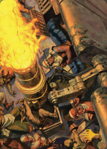 Mana Cannons Art Card (Gold-Stamped Signature) [Dominaria United Art Series] - The Mythic Store | 24h Order Processing