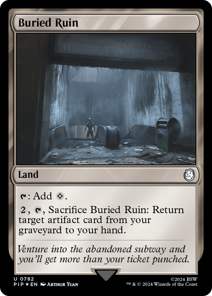 Buried Ruin (Surge Foil) [Fallout] - The Mythic Store | 24h Order Processing