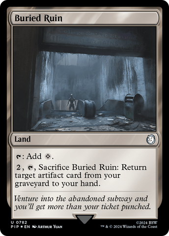 Buried Ruin (Surge Foil) [Fallout] - The Mythic Store | 24h Order Processing