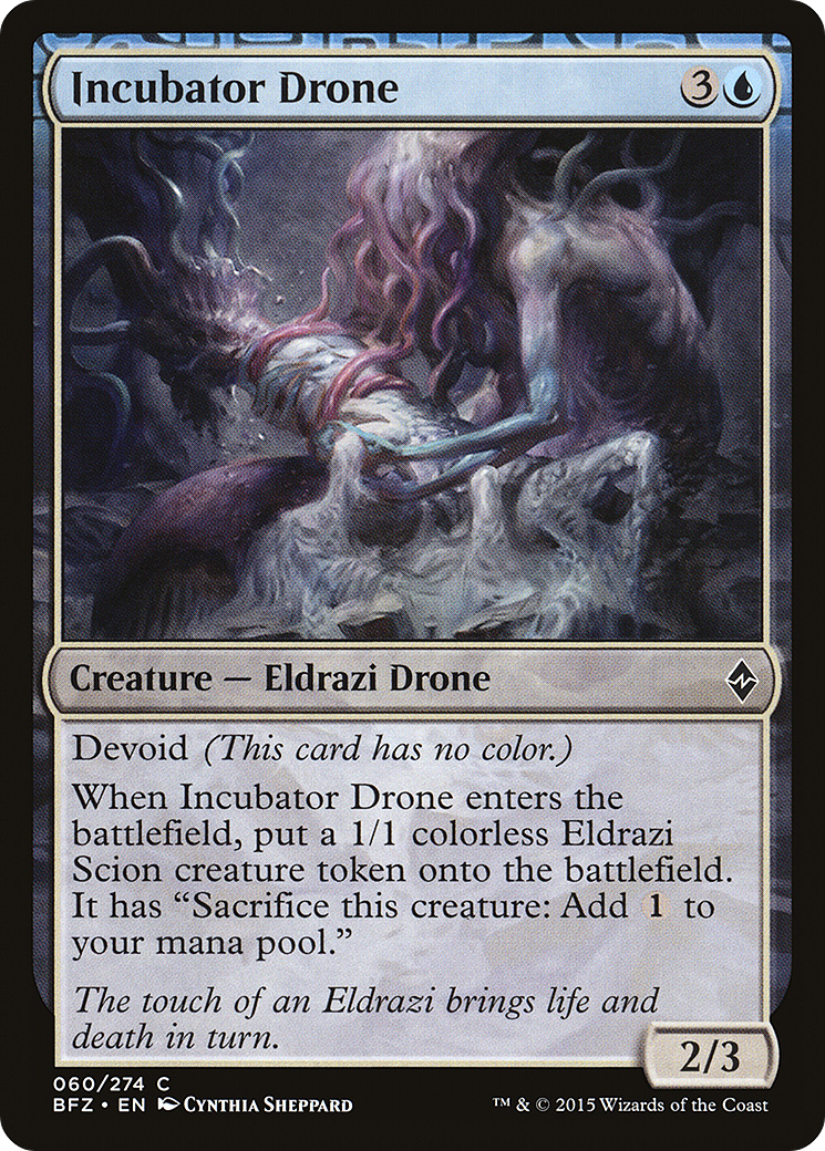 Incubator Drone [Battle for Zendikar] - The Mythic Store | 24h Order Processing