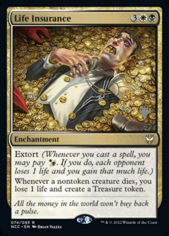 Life Insurance (Promo Pack) [Streets of New Capenna Commander Promos] - The Mythic Store | 24h Order Processing