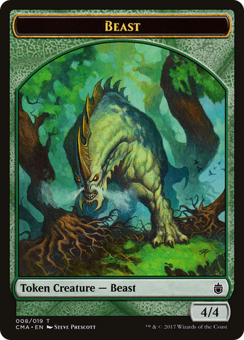 Beast Token (008/019) [Commander Anthology Tokens] - The Mythic Store | 24h Order Processing