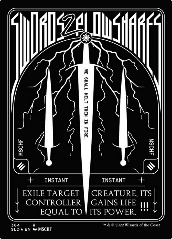 Swords to Plowshares (364) (Foil Etched) [Secret Lair Drop Series] - The Mythic Store | 24h Order Processing