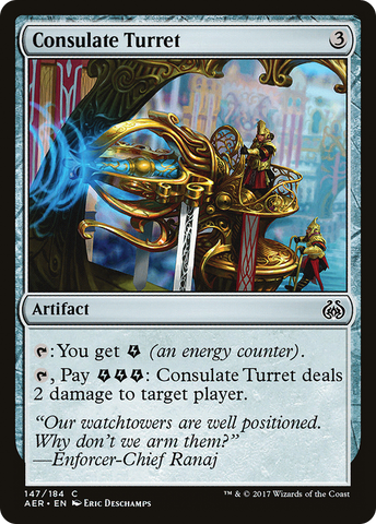 Consulate Turret [Aether Revolt] - The Mythic Store | 24h Order Processing