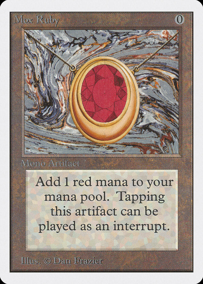 Mox Ruby [Unlimited Edition] - The Mythic Store | 24h Order Processing
