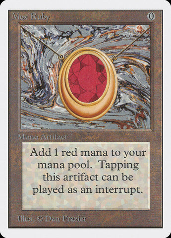 Mox Ruby [Unlimited Edition] - The Mythic Store | 24h Order Processing