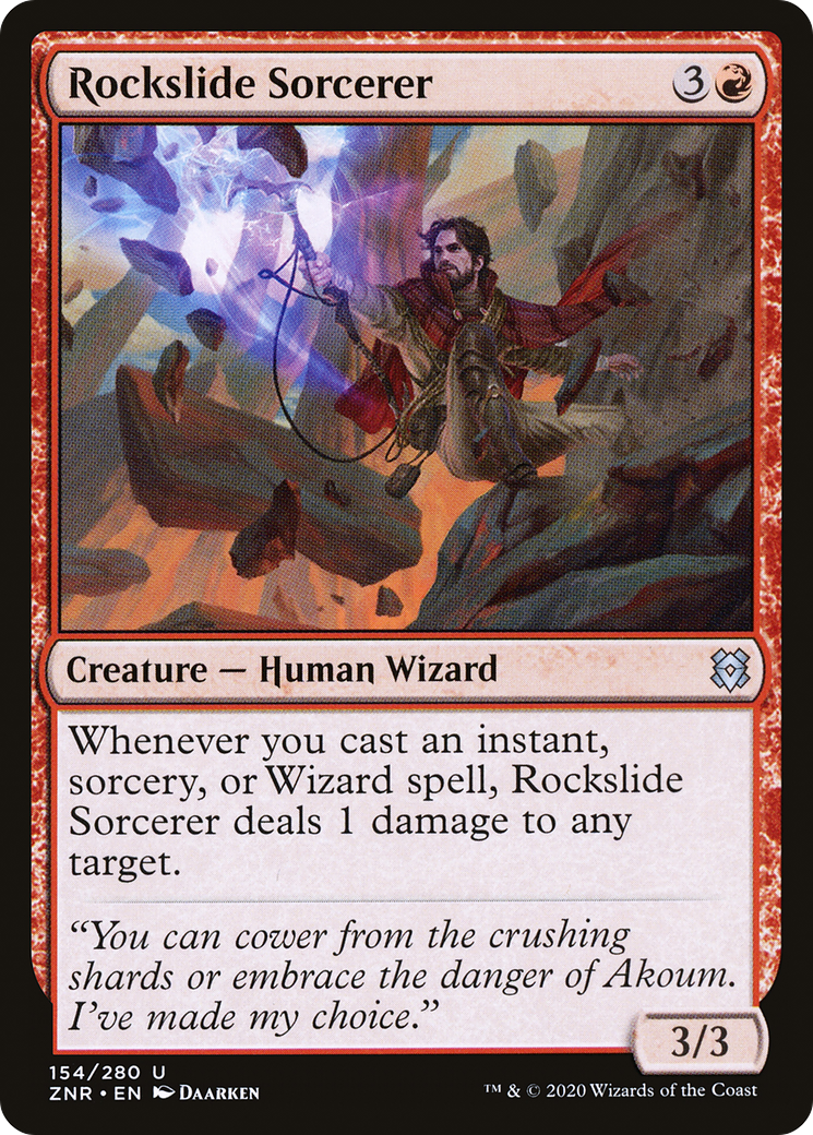 Rockslide Sorcerer [Zendikar Rising] - The Mythic Store | 24h Order Processing