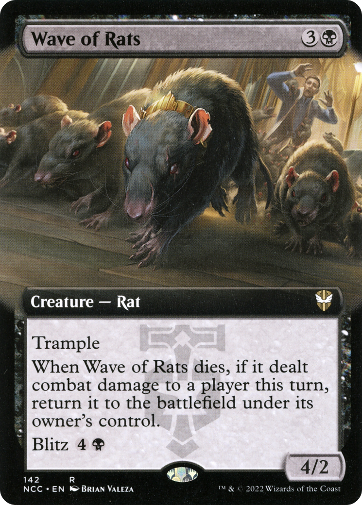 Wave of Rats (Extended Art) [Streets of New Capenna Commander] - The Mythic Store | 24h Order Processing