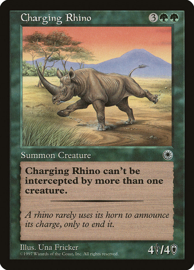 Charging Rhino [Portal] - The Mythic Store | 24h Order Processing