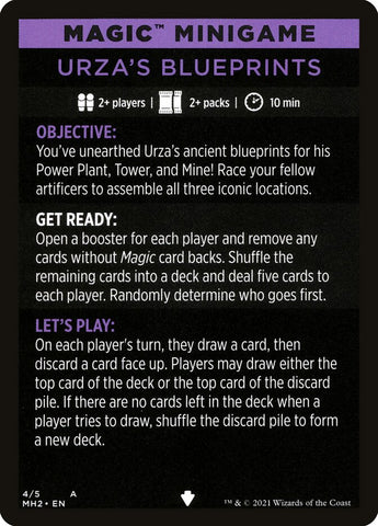Urza's Blueprints (Magic Minigame) [Modern Horizons 2 Minigame] - The Mythic Store | 24h Order Processing