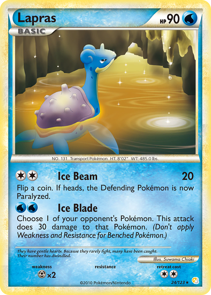 Lapras (24/123) [HeartGold & SoulSilver: Base Set] - The Mythic Store | 24h Order Processing