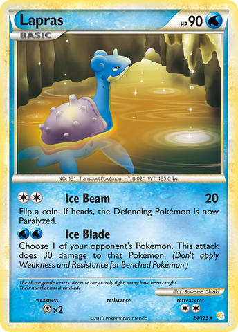 Lapras (24/123) [HeartGold & SoulSilver: Base Set] - The Mythic Store | 24h Order Processing