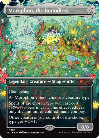 Morophon, the Boundless (Display Commander) - Thick Stock (Double Rainbow Foil) [Secret Lair Drop Series] - The Mythic Store | 24h Order Processing