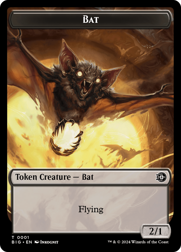 Bat // Plot Double-Sided Token [Outlaws of Thunder Junction: The Big Score Tokens] - The Mythic Store | 24h Order Processing