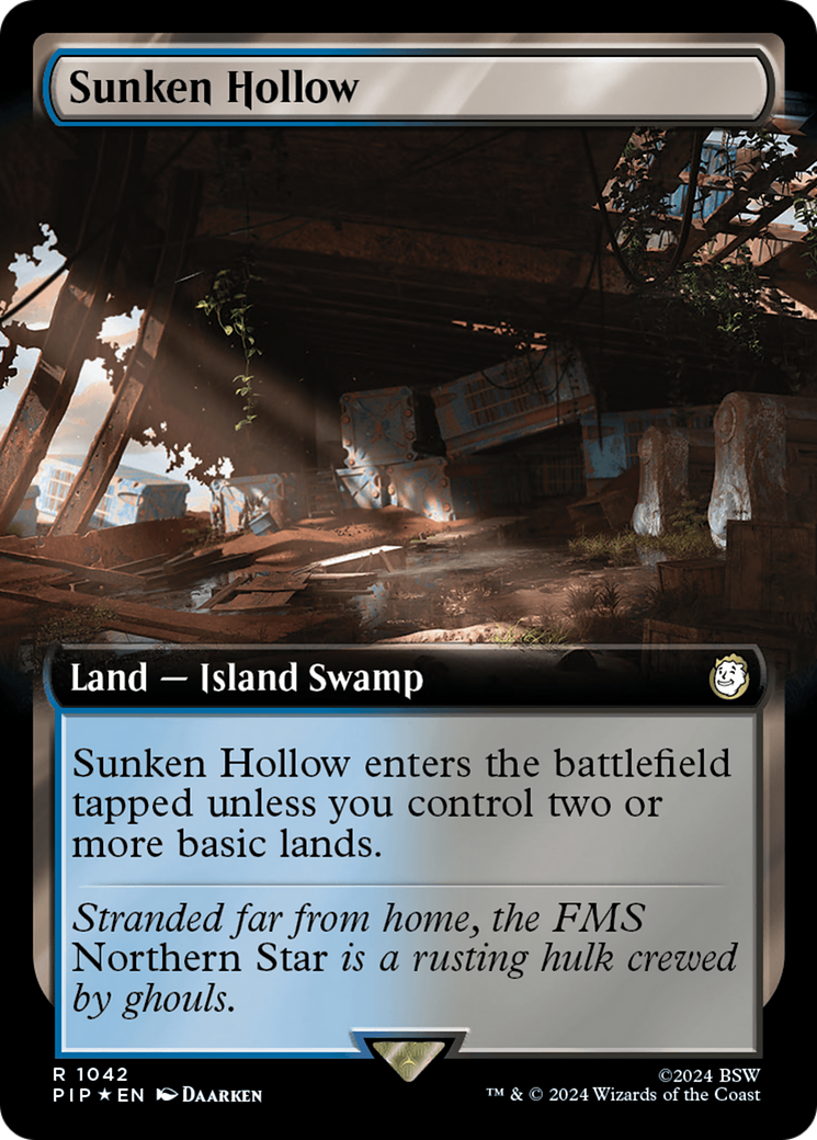 Sunken Hollow (Extended Art) (Surge Foil) [Fallout] - The Mythic Store | 24h Order Processing