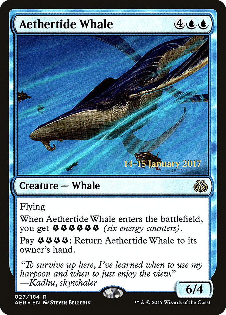 Aethertide Whale [Aether Revolt Prerelease Promos] - The Mythic Store | 24h Order Processing