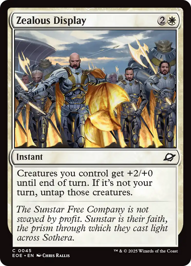 Zealous Display [Edge of Eternities] - The Mythic Store | 24h Order Processing