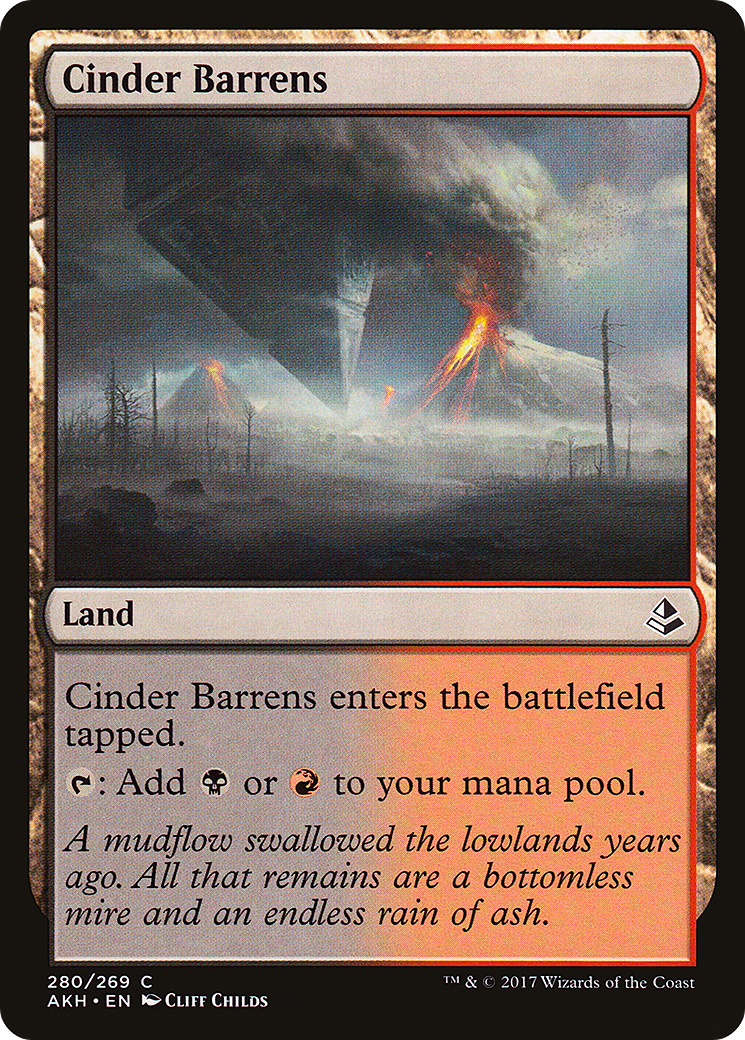 Cinder Barrens [Amonkhet] - The Mythic Store | 24h Order Processing