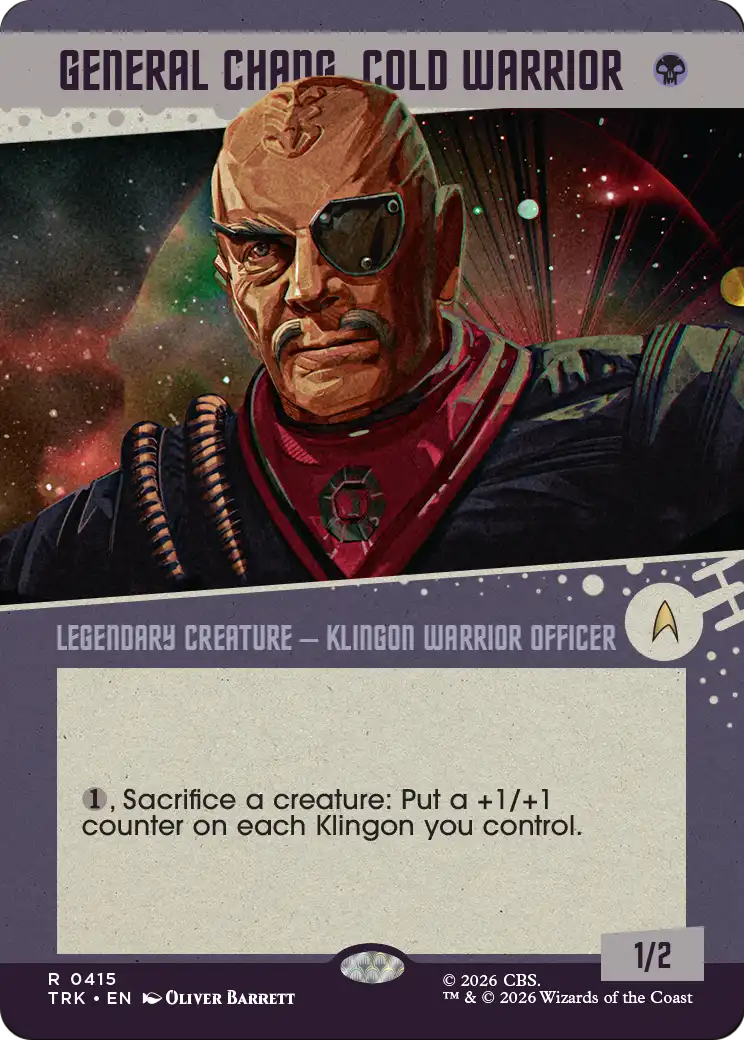 General Chang, Cold Warrior (0415) (Showcase) [Star Trek] - The Mythic Store | 24h Order Processing