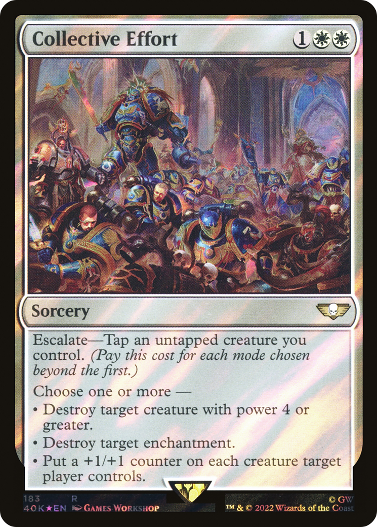 Collective Effort (Surge Foil) [Warhammer 40,000] - The Mythic Store | 24h Order Processing