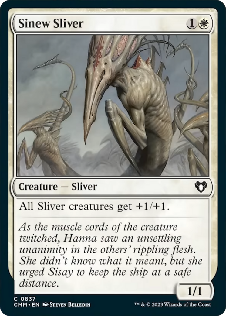 Sinew Sliver [Commander Masters] - The Mythic Store | 24h Order Processing