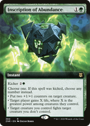Inscription of Abundance (Extended Art) [Zendikar Rising] - The Mythic Store | 24h Order Processing
