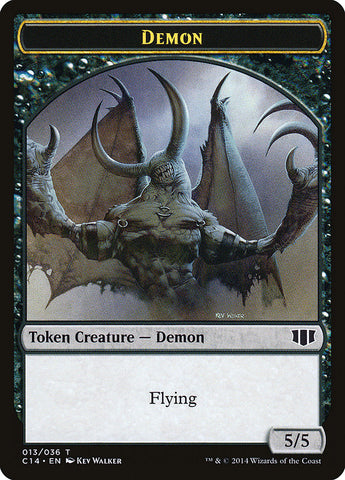 Demon (013/036) // Zombie (016/036) Double-Sided Token [Commander 2014 Tokens] - The Mythic Store | 24h Order Processing