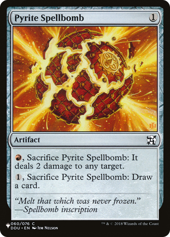 Pyrite Spellbomb [The List] - The Mythic Store | 24h Order Processing