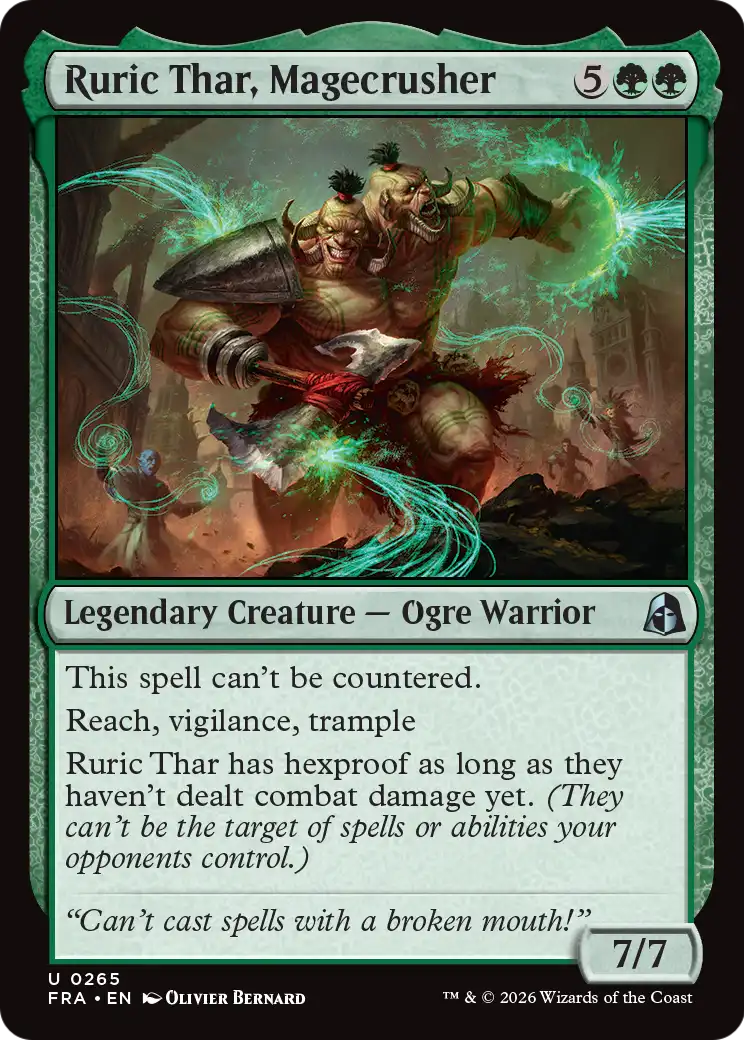 Ruric Thar, Magecrusher [Reality Fracture] - The Mythic Store | 24h Order Processing