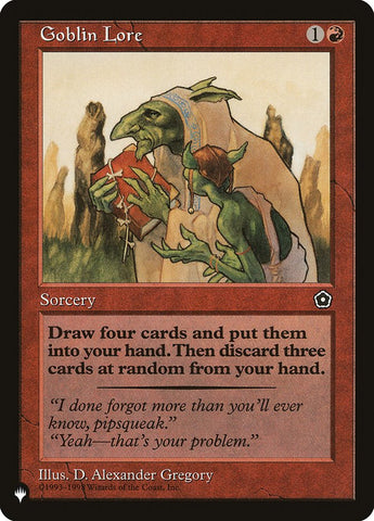 Goblin Lore [The List] - The Mythic Store | 24h Order Processing