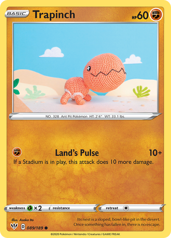 Trapinch (089/189) [Sword & Shield: Darkness Ablaze] - The Mythic Store | 24h Order Processing