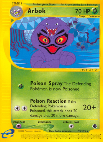 Arbok (35/165) [Expedition: Base Set] - The Mythic Store | 24h Order Processing