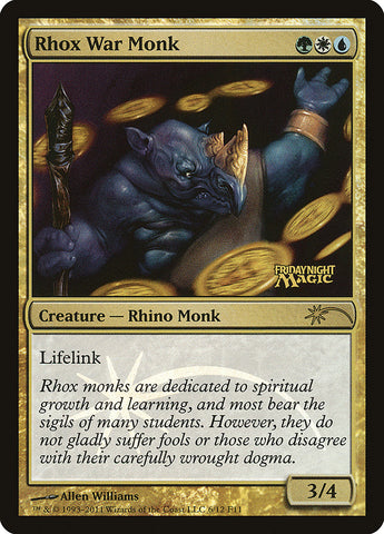 Rhox War Monk [Friday Night Magic 2011] - The Mythic Store | 24h Order Processing
