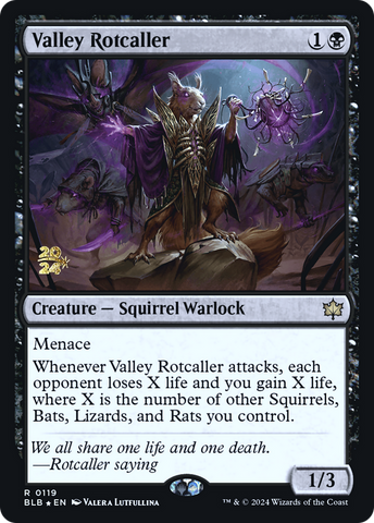 Valley Rotcaller [Bloomburrow Prerelease Promos] - The Mythic Store | 24h Order Processing
