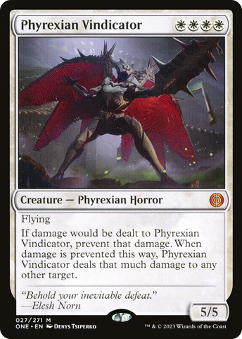 Phyrexian Vindicator [Phyrexia: All Will Be One] - The Mythic Store | 24h Order Processing