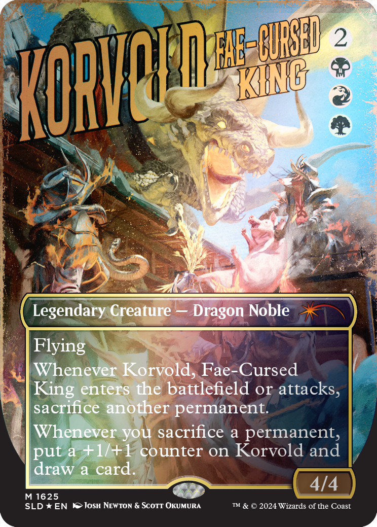 Korvold, Fae-Cursed King (Rainbow Foil) [Secret Lair Drop Series] - The Mythic Store | 24h Order Processing