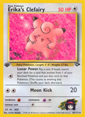 Erika's Clefairy (40/132) [Gym Challenge 1st Edition] - The Mythic Store | 24h Order Processing