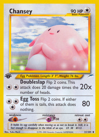 Chansey (31/105) [Neo Destiny 1st Edition] - The Mythic Store | 24h Order Processing