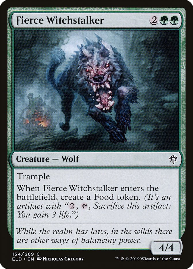Fierce Witchstalker [Throne of Eldraine] - The Mythic Store | 24h Order Processing