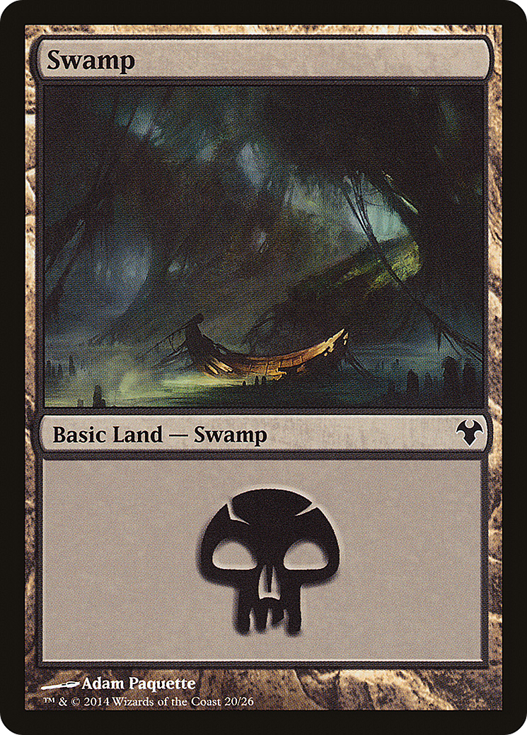 Swamp (20) [Modern Event Deck 2014] - The Mythic Store | 24h Order Processing