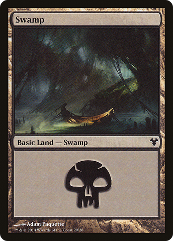 Swamp (20) [Modern Event Deck 2014] - The Mythic Store | 24h Order Processing