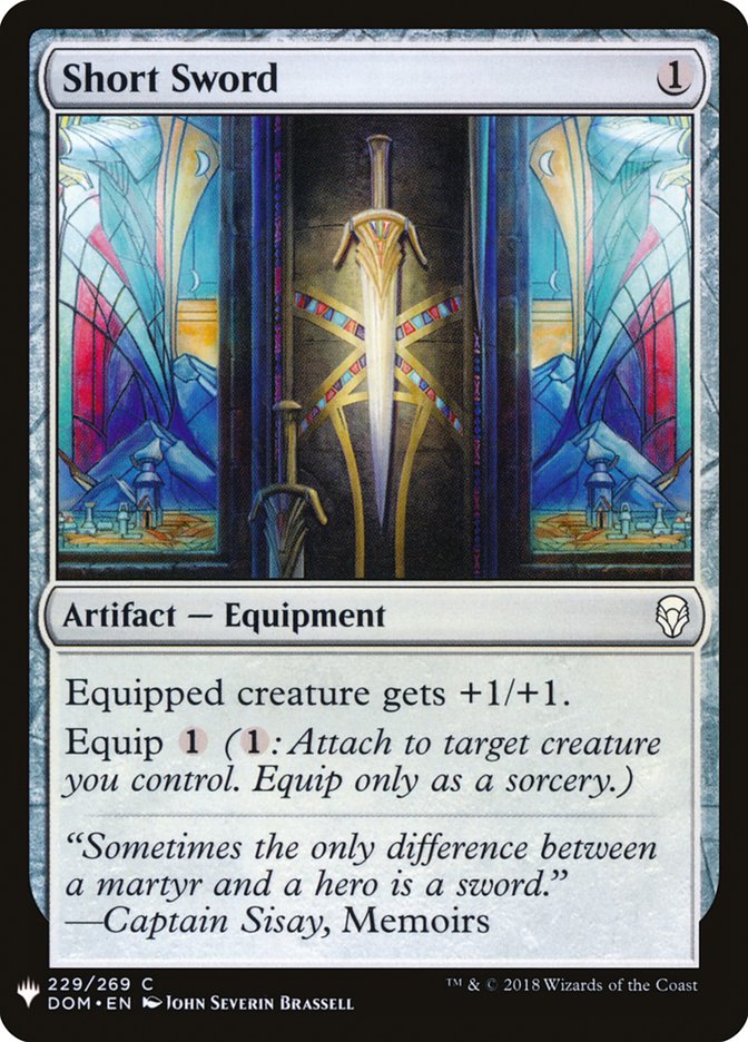 Short Sword [Mystery Booster] - The Mythic Store | 24h Order Processing