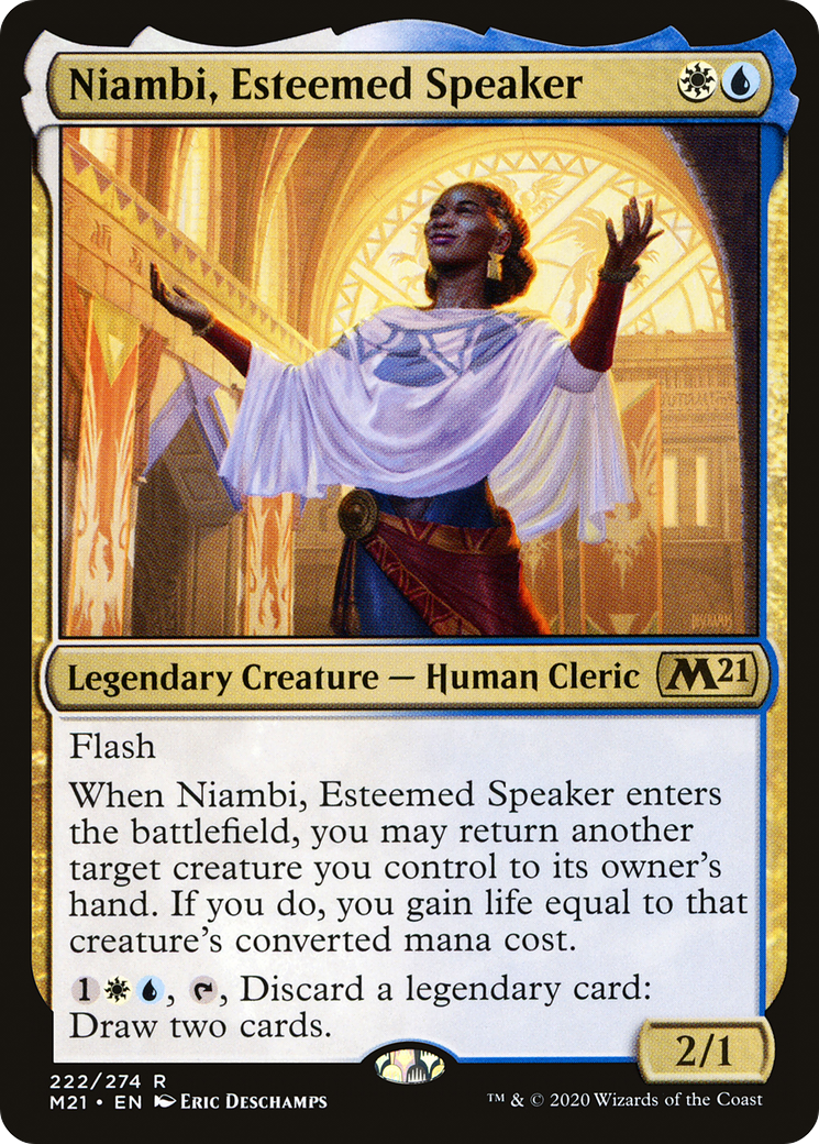 Niambi, Esteemed Speaker [Core Set 2021] - The Mythic Store | 24h Order Processing