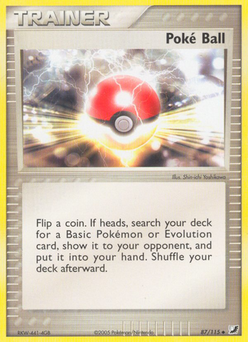 Poke Ball (87/115) [EX: Unseen Forces] - The Mythic Store | 24h Order Processing