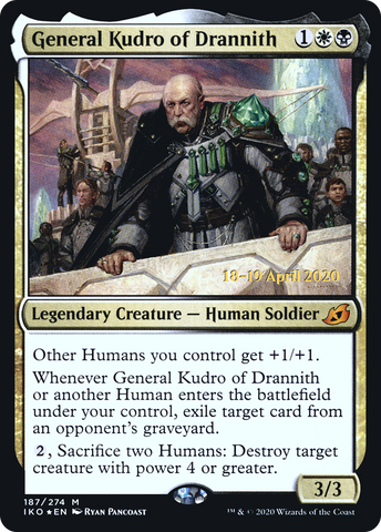 General Kudro of Drannith [Ikoria: Lair of Behemoths Prerelease Promos] - The Mythic Store | 24h Order Processing