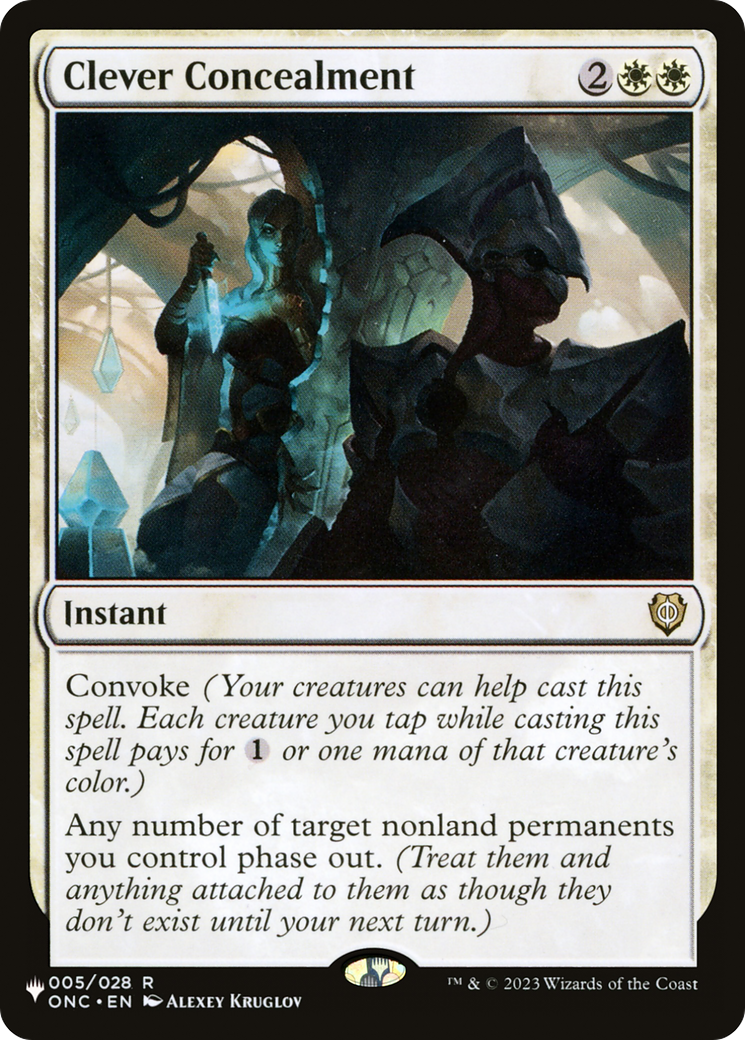 Clever Concealment [The List] - The Mythic Store | 24h Order Processing