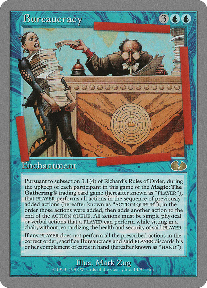 Bureaucracy [Unglued] - The Mythic Store | 24h Order Processing