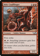 Akki Coalflinger [Duel Decks: Elves vs. Goblins] - The Mythic Store | 24h Order Processing