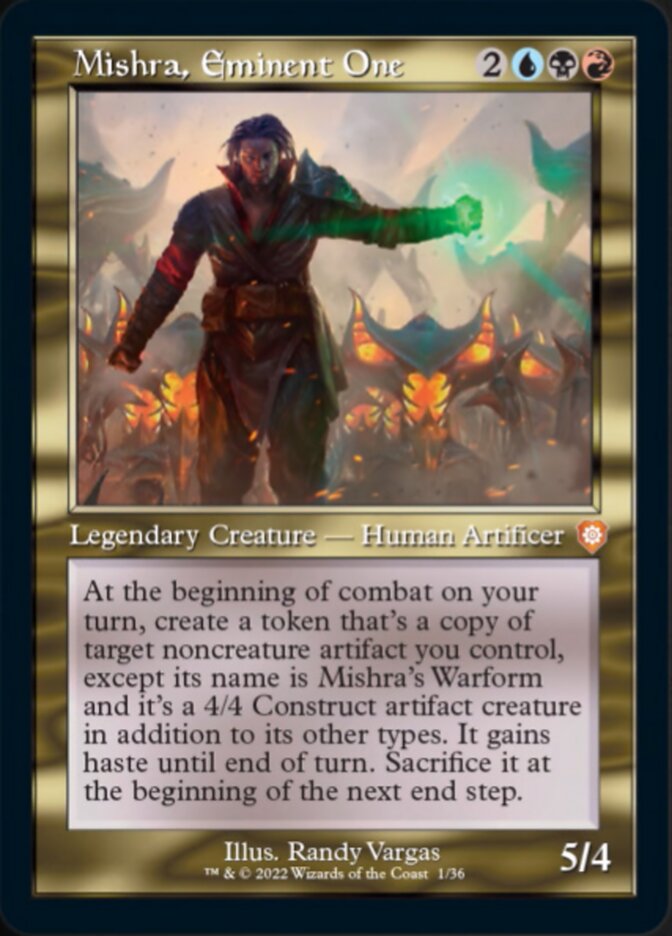 Mishra, Eminent One (001) (Retro) [The Brothers' War Commander] - The Mythic Store | 24h Order Processing