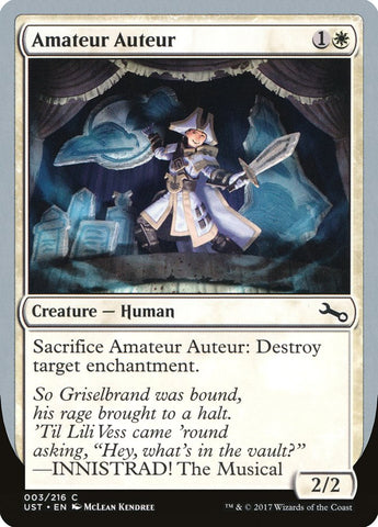 Amateur Auteur (INNISTRAD! The Musical) [Unstable] - The Mythic Store | 24h Order Processing
